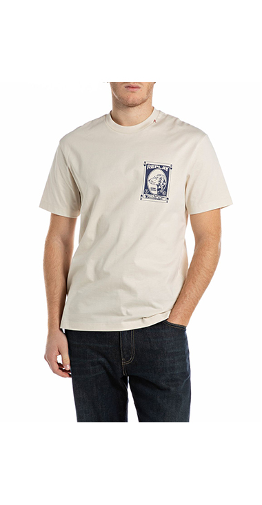 リラックスフィット ヘビーコットンジャージー VINTAGEグラフィックTシャツ 詳細画像